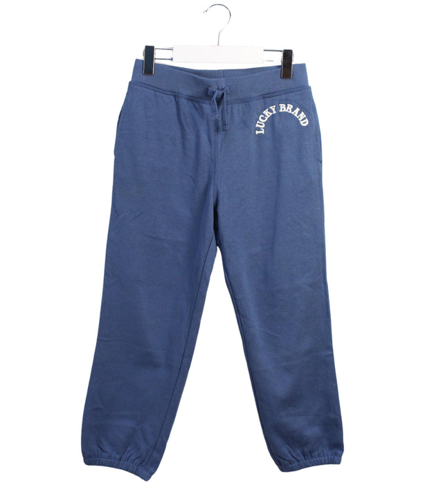 A Blue Sweatpants from Lucky Brand in size 7Y for girl. (Front View)