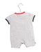 A Grey Short Sleeve Rompers from Tommy Hilfiger in size 0-3M for boy. (Back View)