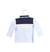 A Blue Long Sleeve Polos from Tommy Hilfiger in size 0-3M for boy. (Back View)