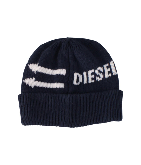 A Navy Beanies from Diesel in size O/S for boy. (Back View)