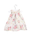 A White Sleeveless Dresses from Bonpoint in size 12-18M for girl. (Back View)