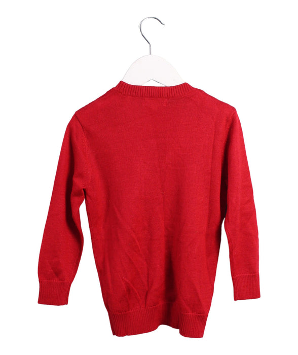 A Red Knit Sweaters from Nicholas & Bears in size 3T for boy. (Back View)