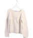 A White Knit Sweaters from Jacadi in size 6T for girl. (Front View)