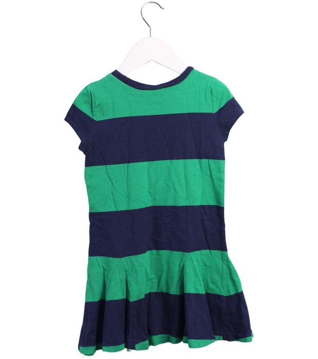 A Blue Short Sleeve Dresses from Polo Ralph Lauren in size 4T for girl. (Back View)