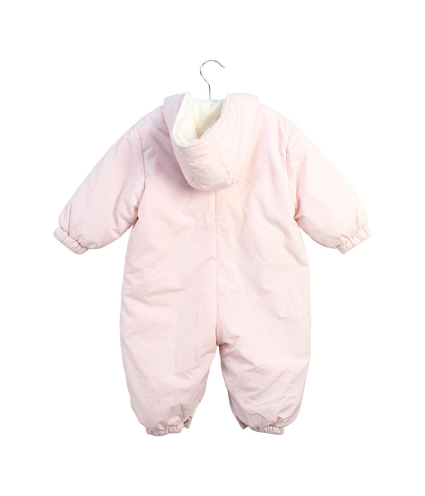 A Pink Snowsuits from Nicholas & Bears in size 12-18M for girl. (Back View)