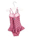 A Pink Swimsuits from Vilebrequin in size 2T for girl. (Back View)