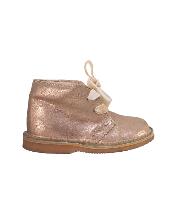 A Beige Casual Boots from Jacadi in size 12-18M for girl. (Back View)