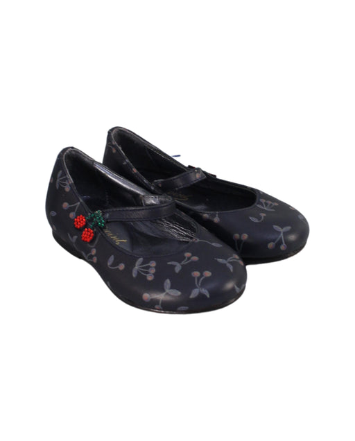 A Black Flats from Bonpoint in size 12-18M for girl. (Front View)