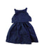 A Navy Sleeveless Dresses from Polo Ralph Lauren in size 12Y for girl. (Front View)