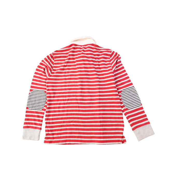 A Red Long Sleeve Polos from Crewcuts in size 12Y for boy. (Back View)