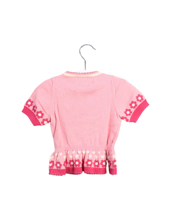 A Pink Short Sleeve Tops from As Little As in size 18-24M for girl. (Back View)