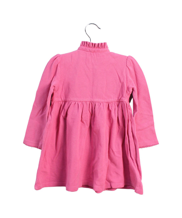 A Pink Long Sleeve Dresses from Ralph Lauren in size 12-18M for girl. (Back View)