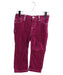 A Burgundy Casual Pants from Motion Picture in size 12-18M for girl. (Front View)