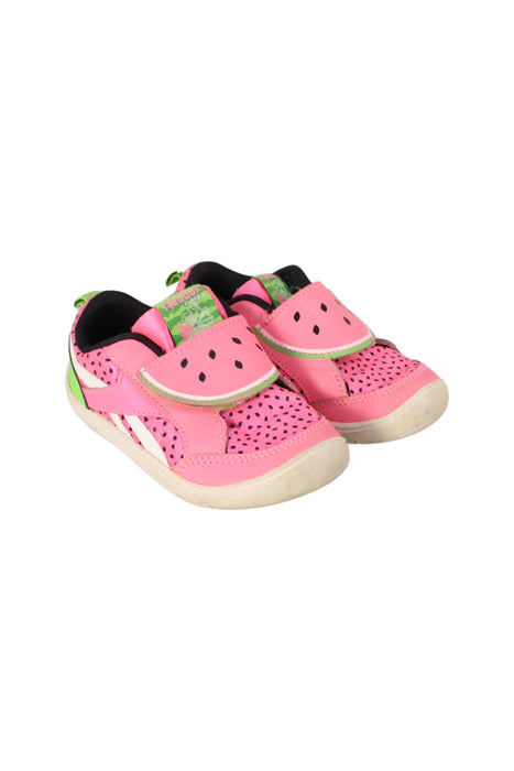 A Pink Sneakers from Reebok in size 18-24M for girl. (Front View)