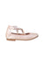 A Peach Flats from Russell & Bromley in size 6T for girl. (Back View)