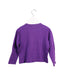 A Purple Cardigans from Petit Bateau in size 4T for girl. (Back View)