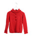 A Red Knit Sweaters from Nicholas & Bears in size 4T for girl. (Front View)