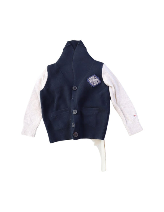 A Navy Cardigans from Tommy Hilfiger in size 6-12M for boy. (Front View)