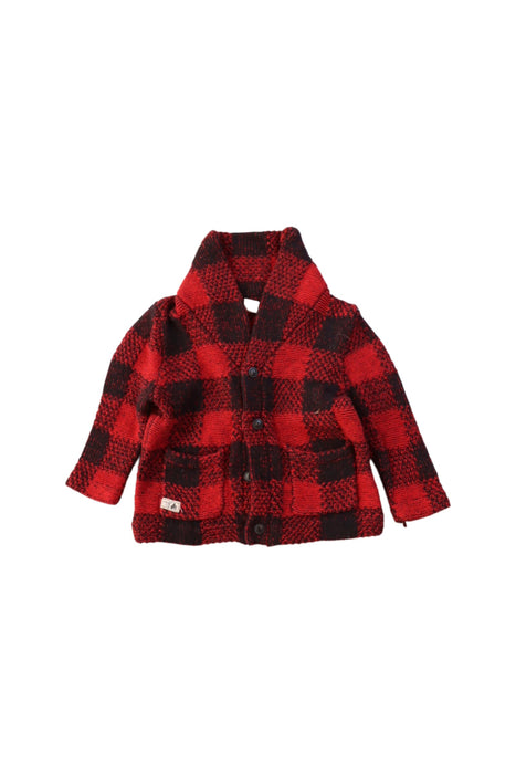 A Red Cardigans from Ralph Lauren in size 6-12M for neutral. (Front View)