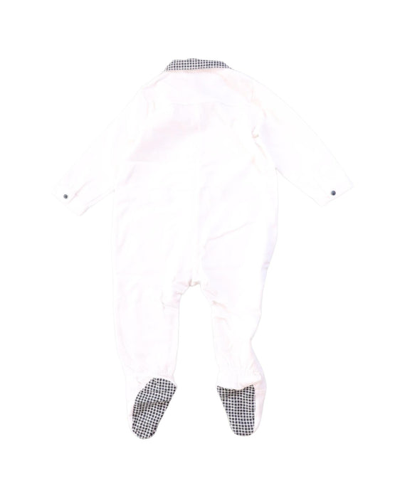 A White Onesies from Armani in size 3-6M for boy. (Back View)