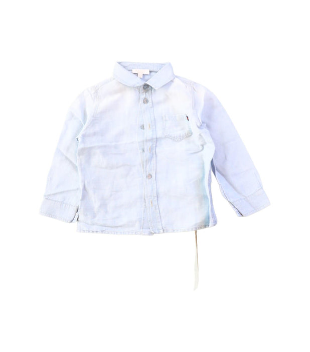 A Blue Shirts from Gucci in size 12-18M for boy. (Front View)