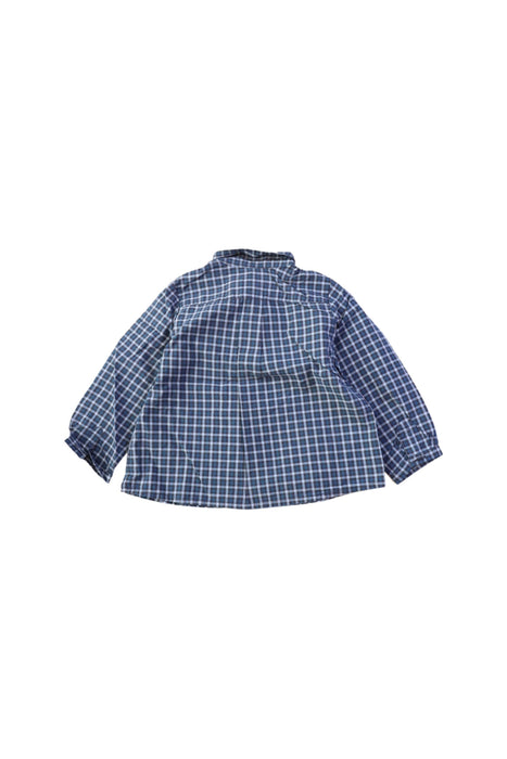 A Blue Shirts from Bonpoint in size 12-18M for boy. (Back View)