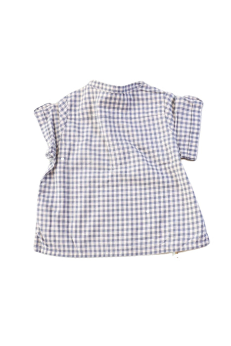 A Blue Short Sleeve Tops from Bonpoint in size 6-12M for boy. (Back View)