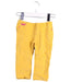 A Yellow Casual Pants from La Compagnie des Petits in size 6-12M for girl. (Front View)