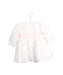 A White Long Sleeve Dresses from Chickeeduck in size 12-18M for girl. (Back View)