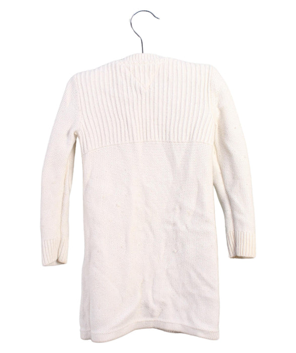 A White Sweater Dresses from Tommy Hilfiger in size 12-18M for girl. (Back View)