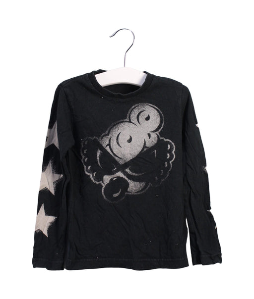 A Black Long Sleeve Tops from Hysteric Mini in size 2T for boy. (Front View)
