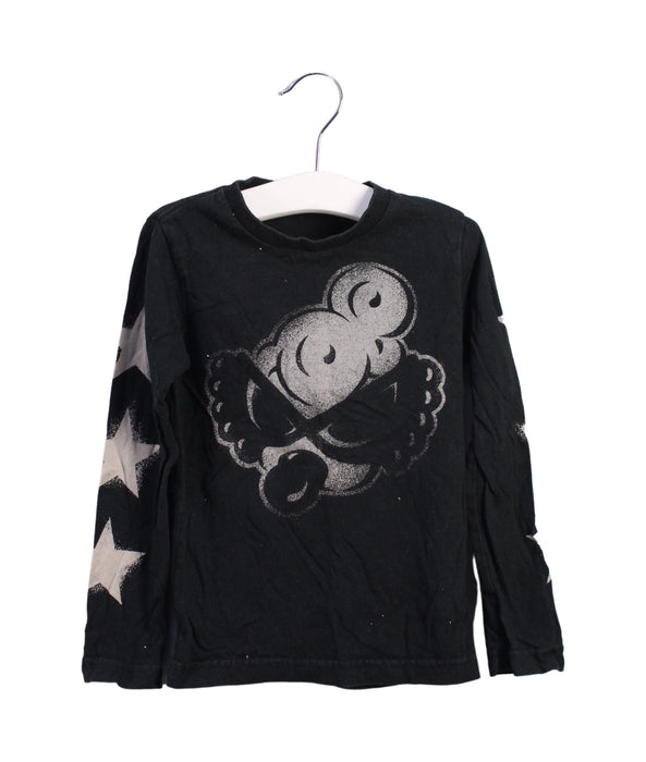 A Black Long Sleeve Tops from Hysteric Mini in size 2T for boy. (Front View)