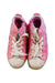 A Pink Sneakers from Skechers in size 4T for girl. (Back View)