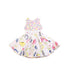 A Multicolour Sleeveless Dresses from Monnalisa in size 18-24M for girl. (Front View)