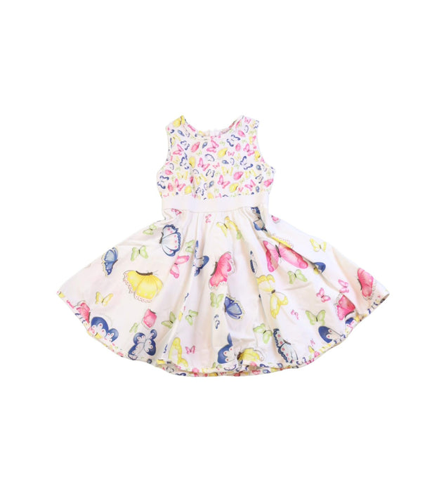 A Multicolour Sleeveless Dresses from Monnalisa in size 18-24M for girl. (Front View)