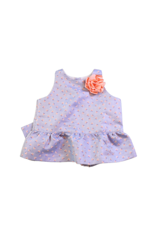 A Blue Sleeveless Tops from Janie & Jack in size 18-24M for girl. (Front View)