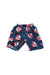 A Blue Swim Shorts from i play in size 12-18M for boy. (Front View)