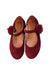 A Red Flats from Tizzas in size 4T for girl. (Back View)