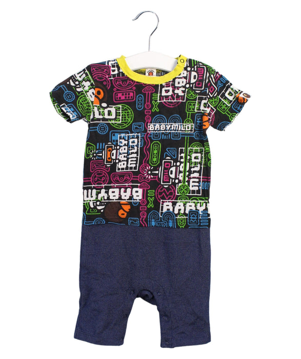 A Multicolour Short Sleeve Rompers from Bape by A Bathing Ape in size 12-18M for boy. (Front View)