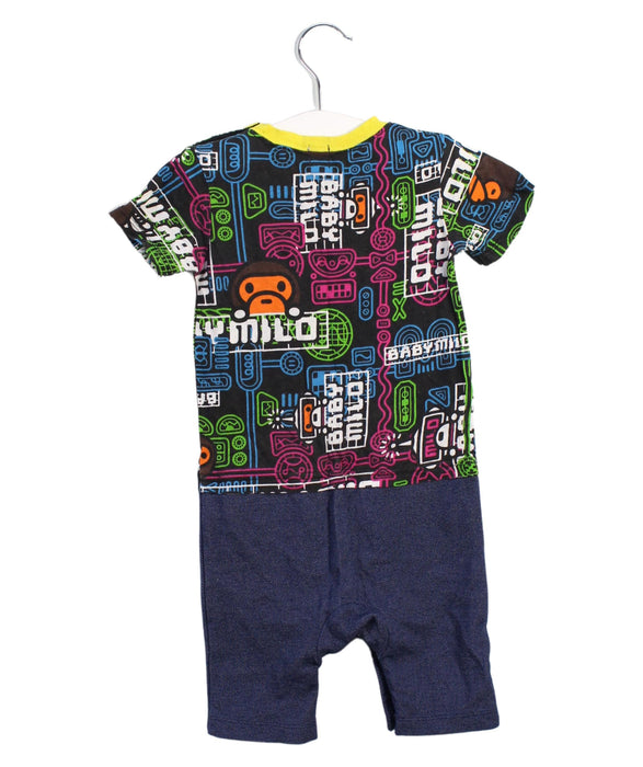 A Multicolour Short Sleeve Rompers from Bape by A Bathing Ape in size 12-18M for boy. (Back View)