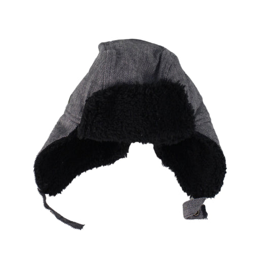 A Black Winter Hats from La Compagnie des Petits in size O/S for girl. (Front View)