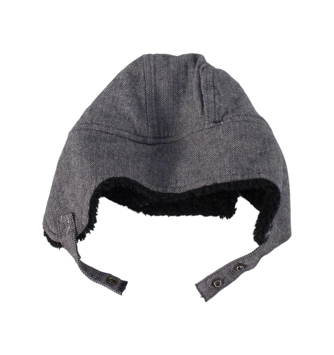 A Black Winter Hats from La Compagnie des Petits in size O/S for girl. (Back View)