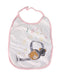 A White Bibs from Moschino in size O/S for neutral. (Front View)