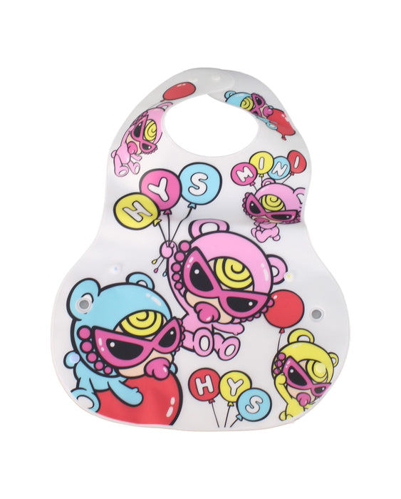 A White Bibs from Hysteric Mini in size O/S for girl. (Back View)