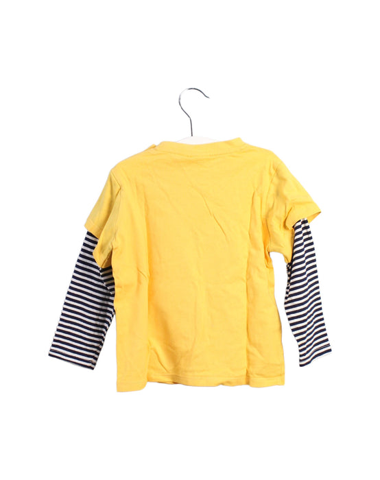 A Yellow Long Sleeve Tops from Sanrio in size 2T for boy. (Back View)