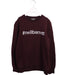 A Burgundy Sweatshirts from Neil Barrett Kids in size 10Y for boy. (Front View)