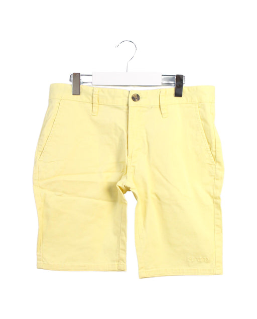 A Yellow Shorts from Hackett in size 13Y for boy. (Front View)