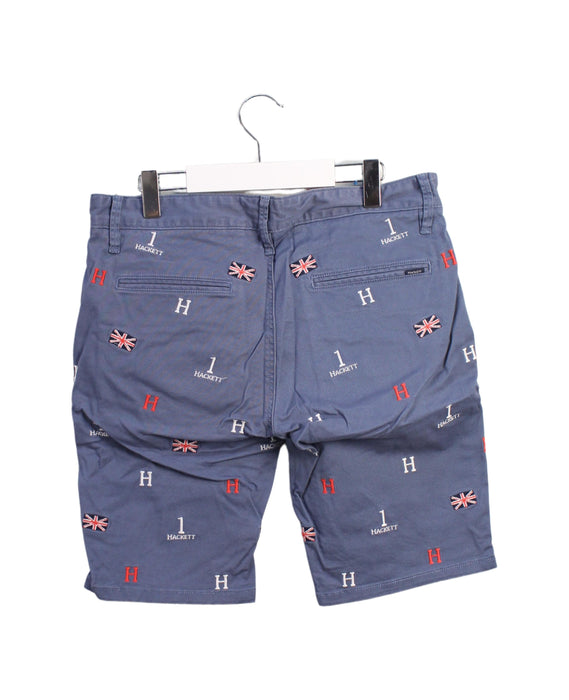 A Blue Shorts from Hackett in size 13Y for boy. (Back View)