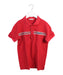 A Red Short Sleeve Polos from Moncler in size 12Y for boy. (Front View)