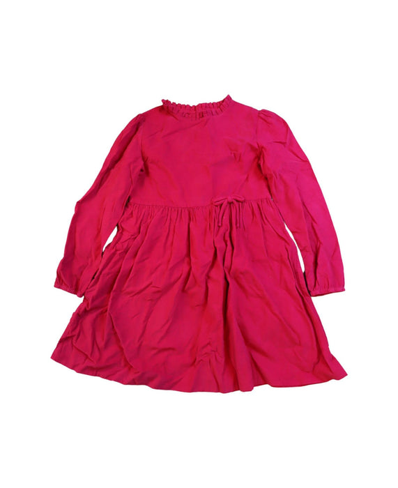 A Pink Long Sleeve Dresses from Jacadi in size 10Y for girl. (Front View)